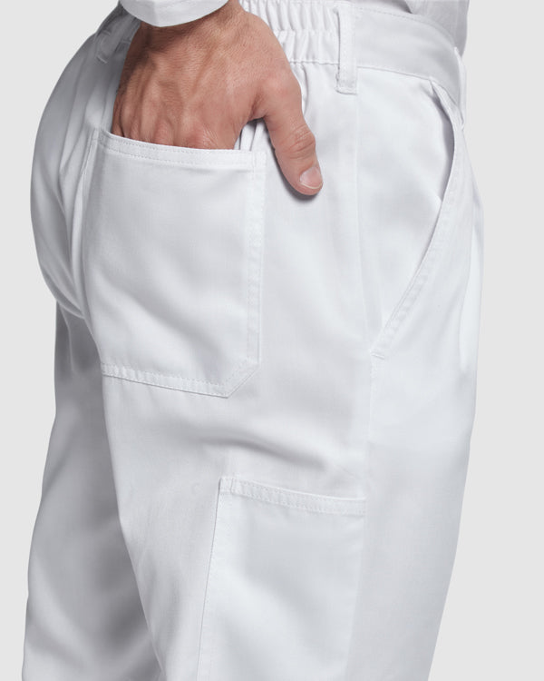 PANTALON PINTOR T/38 BLANCO