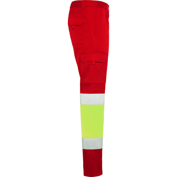 AV PANTALON DAILY STRETCH T/38 PLOMO/AMARILLO FLUOR