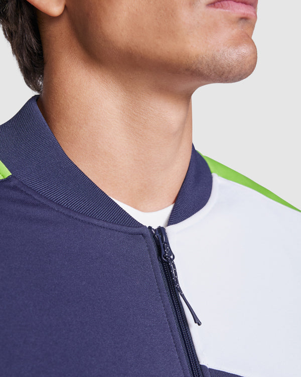 SUDADERA LEROS T/S AMARILLO/MARINO