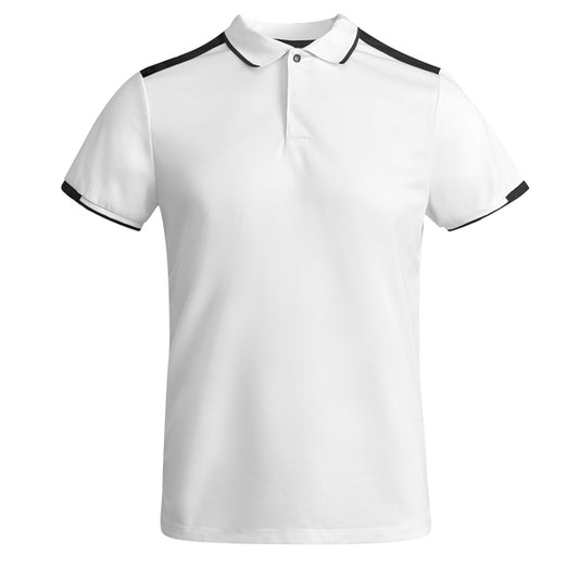 POLO TAMIL T/S BLANCO/NEGRO