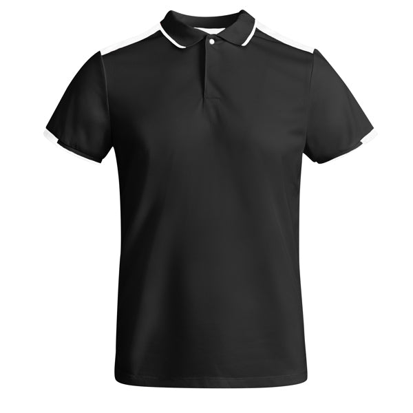 POLO TAMIL T/S BLANCO/NEGRO