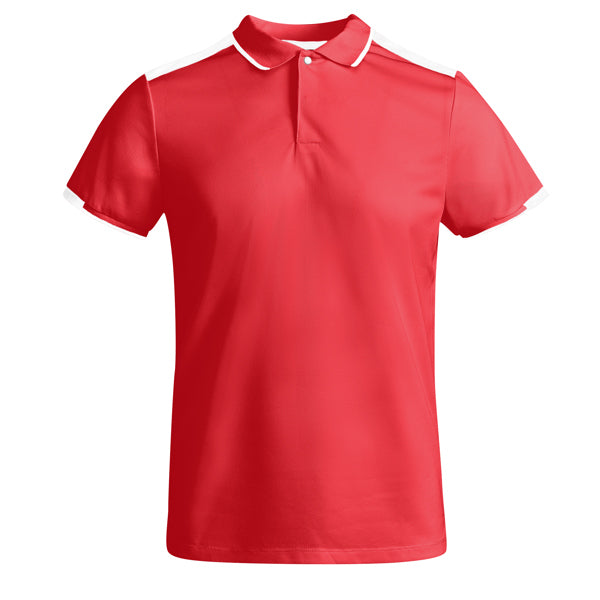 POLO TAMIL T/S BLANCO/NEGRO