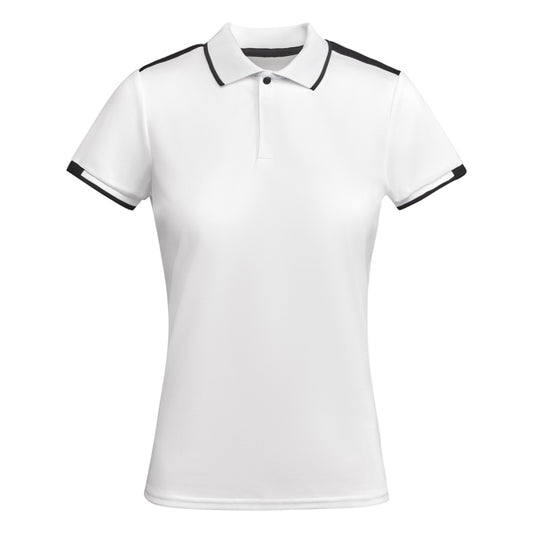 POLO TAMIL WOMAN T/S BLANCO/NEGRO