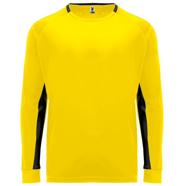 CAMISETA PORTO T/M NEGRO/AMARILLO FLUOR