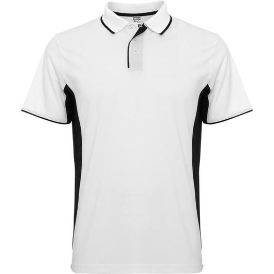 POLO MONTMELO T/S BLANCO/NEGRO