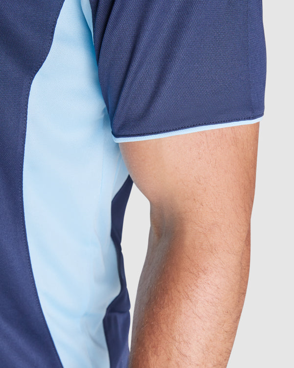 POLO MONTMELO T/S BLANCO/NEGRO