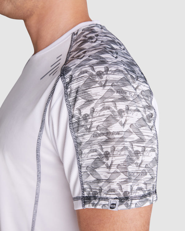 CAMISETA SOCHI T/S PRINT RUN NEGRO