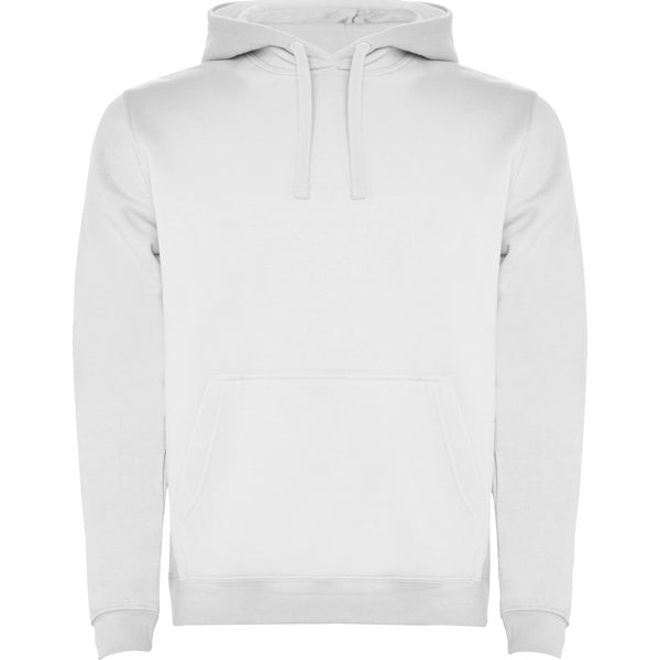 SUDADERA URBAN CON CAPUCHA T/XS BLANCO