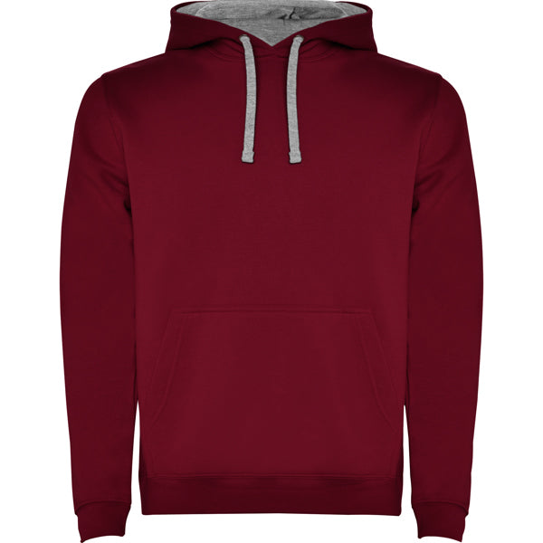 SUDADERA URBAN CON CAPUCHA T/XS BLANCO