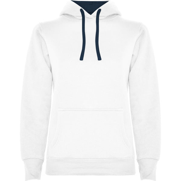 SUDADERA URBAN WOMAN CON CAPUCHA T/S BLANCO