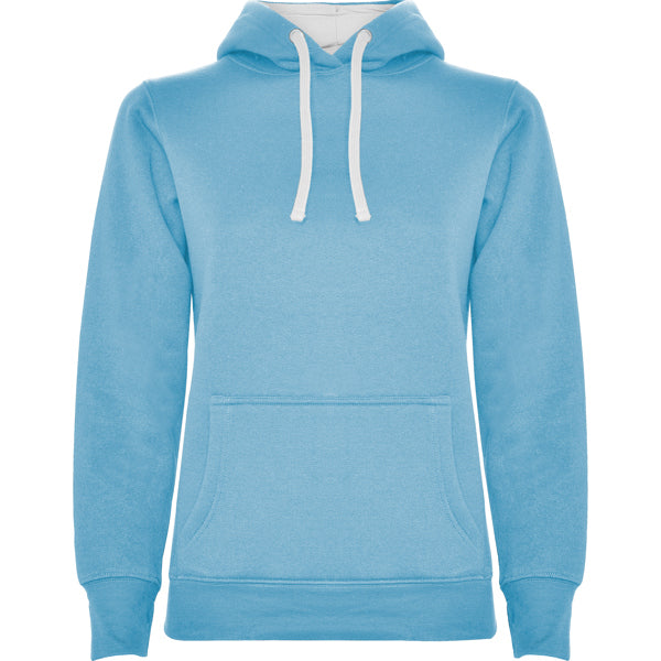 SUDADERA URBAN WOMAN CON CAPUCHA T/S BLANCO