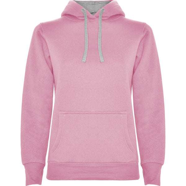 SUDADERA URBAN WOMAN CON CAPUCHA T/S BLANCO
