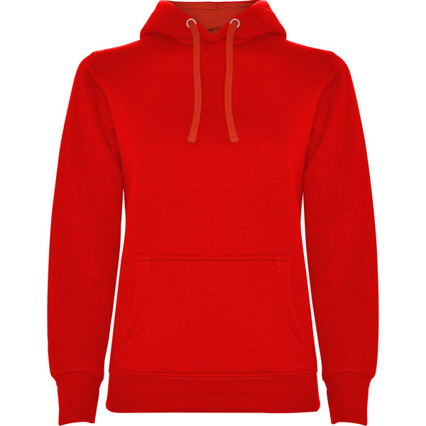 SUDADERA URBAN WOMAN CON CAPUCHA T/S BLANCO