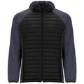 CHAQUETA MINSK T/S NEGRO/PLOMO
