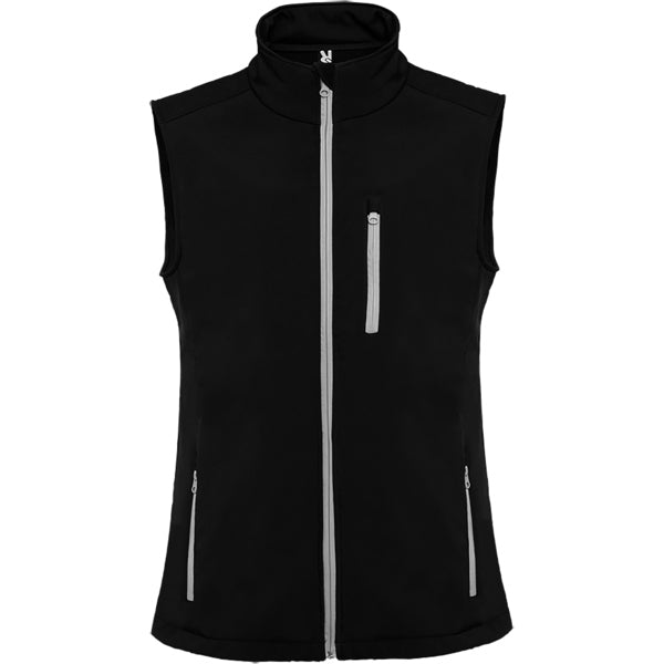 CHALECO SOFTSHELL NEVADA T/S NEGRO