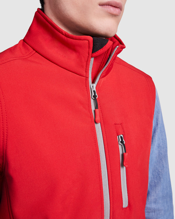 CHALECO SOFTSHELL NEVADA T/S NEGRO