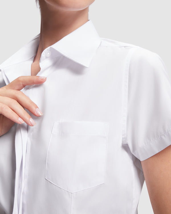 CAMISA LABORAL MANGA CORTA SOFIA T/S BLANCO