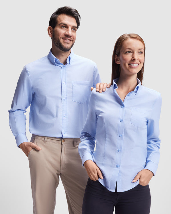 CAMISA OXFORD WOMAN T/S BLANCO