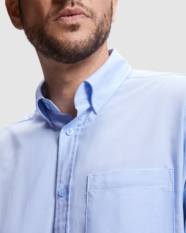 CAMISA OXFORD T/S BLANCO