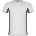 CAMISETA SHANGHAI T/S BLANCO/PLOMO OSCURO