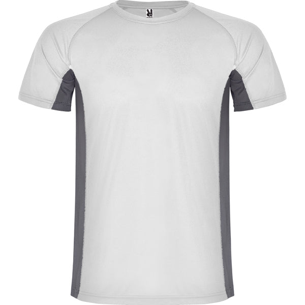 CAMISETA SHANGHAI T/S BLANCO/PLOMO OSCURO