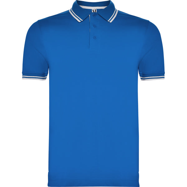 POLO MONTREAL T/S BLANCO/TURQUESA