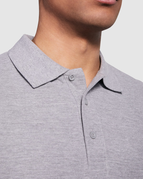 POLO ESTRELLA MANGA LARGA T/S BLANCO