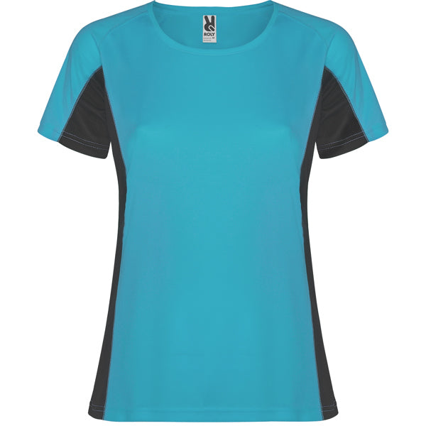 CAMISETA SHANGHAI WOMAN T/S BLANCO/PLOMO OSCURO