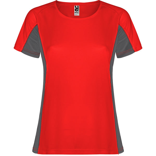 CAMISETA SHANGHAI WOMAN T/S BLANCO/PLOMO OSCURO