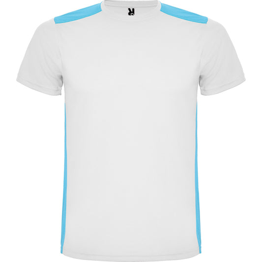 CAMISETA DETROIT T/S BLANCO/TURQUESA