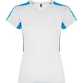 CAMISETA SUZUKA T/S BLANCO/TURQUESA