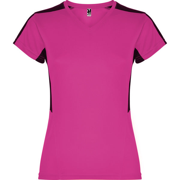 CAMISETA SUZUKA T/S BLANCO/TURQUESA
