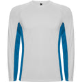 CAMISETA SHANGHAI MANGA LARGA T/S BLANCO/ROYAL