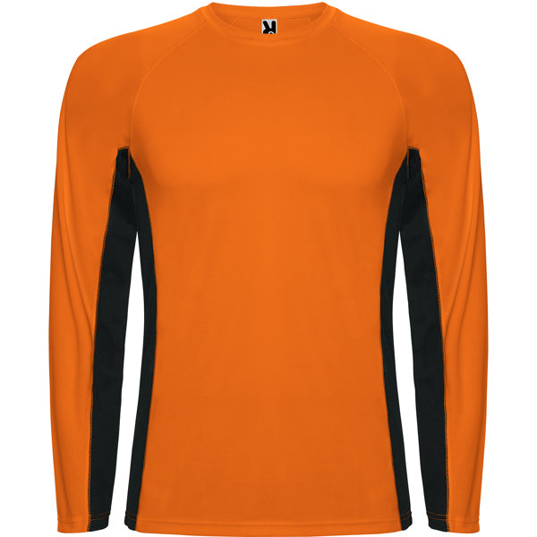 CAMISETA SHANGHAI MANGA LARGA T/S BLANCO/ROYAL