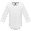 BODY HONEY MANGA LARGA T/9 MESES BLANCO