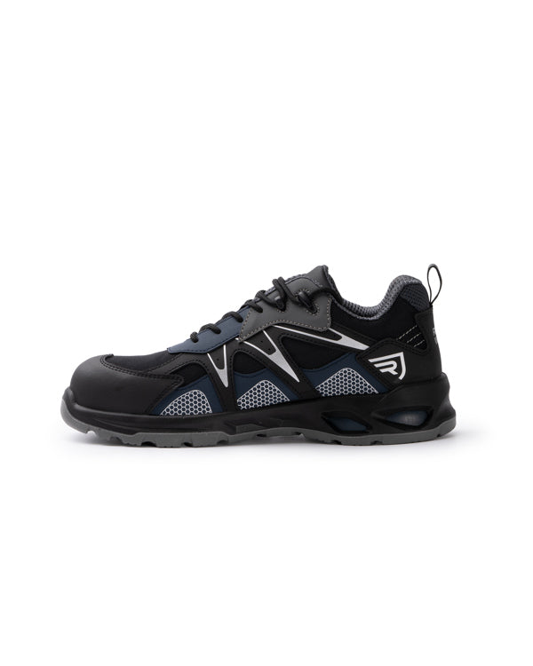 ZAPATO LABORAL KERCUS T/36 NEGRO/MARINO