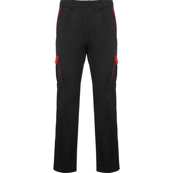 PANTALON TROOPER T/38 NEGRO/ROJO