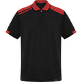 POLO SAMURAI T/S NEGRO/ROJO