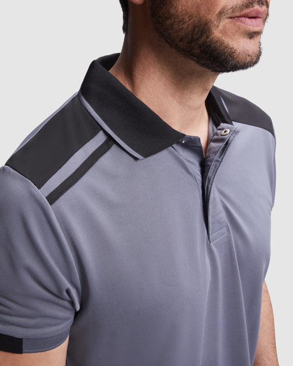 POLO SAMURAI T/S NEGRO/ROJO