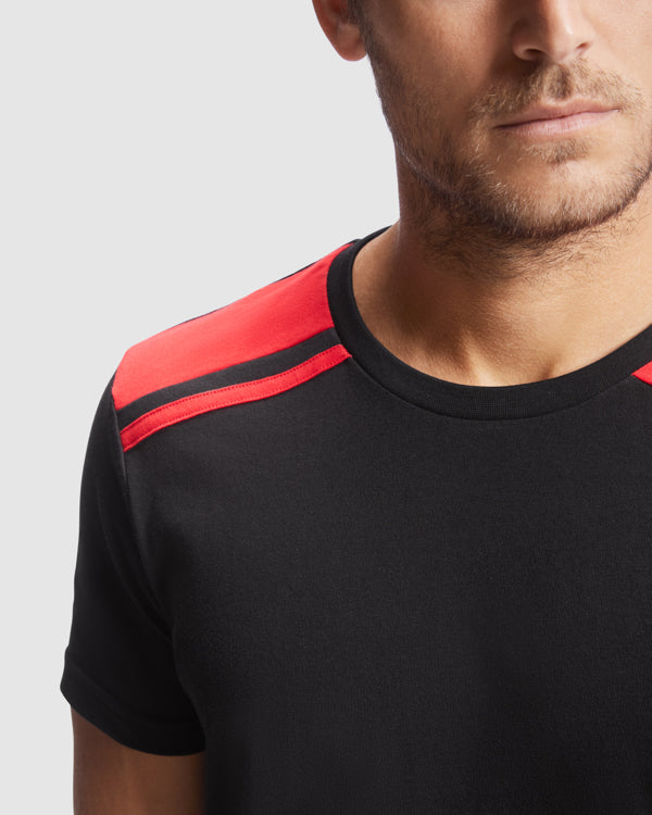 CAMISETA EXPEDITION T/S NEGRO/ROJO