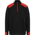 SUDADERA MAVERICK T/S NEGRO/ROJO