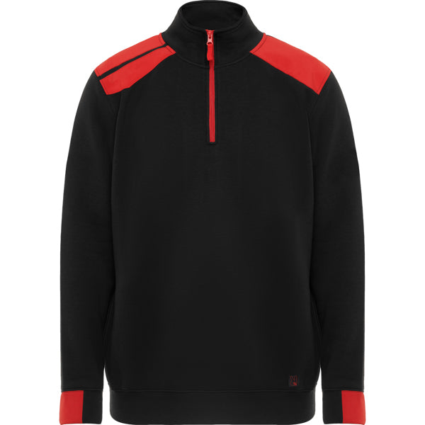 SUDADERA MAVERICK T/S NEGRO/ROJO