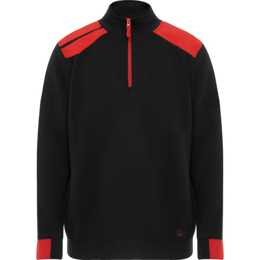 SUDADERA MAVERICK T/S NEGRO/ROJO