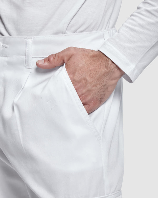 PANTALON PINTOR T/38 BLANCO