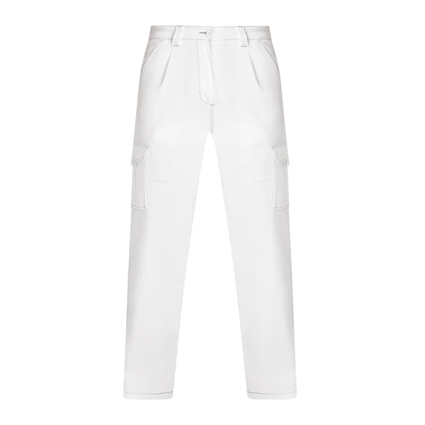 PANTALON DAILY STRETCH T/38 BLANCO