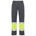 AV PANTALON VERANO NAOS T/38 PLOMO/AMARILLO FLUOR
