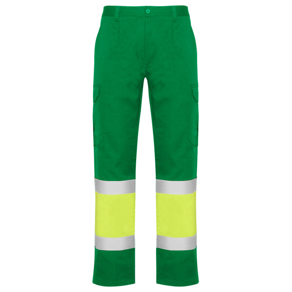 AV PANTALON VERANO NAOS T/38 PLOMO/AMARILLO FLUOR