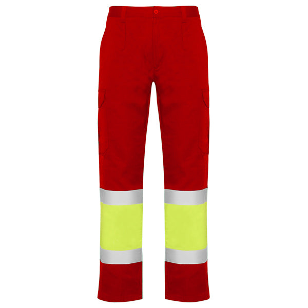AV PANTALON VERANO NAOS T/38 PLOMO/AMARILLO FLUOR