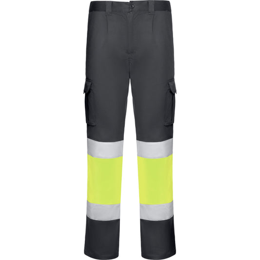 AV PANTALON DAILY STRETCH T/38 PLOMO/AMARILLO FLUOR
