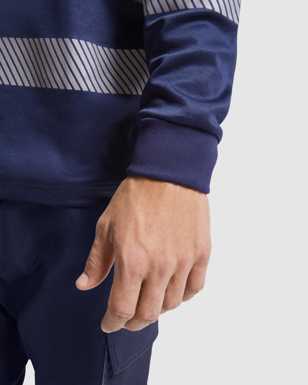 AV POLO ATRIO MAGA LARGA T/S AMARILLO FLUOR